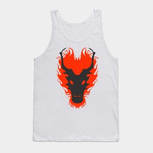 Red dragon head Tank Top